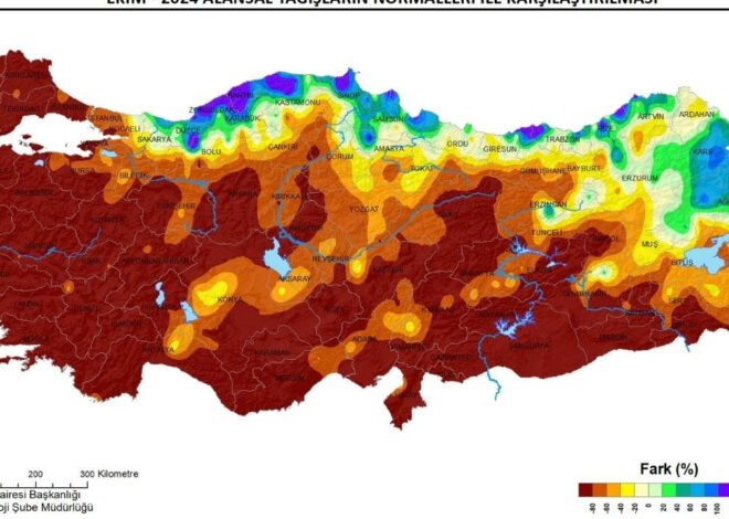 Meteoroloji’den ‘vahim’ harita: Ekim ayında 11 ile hiç yağmur yağmadı