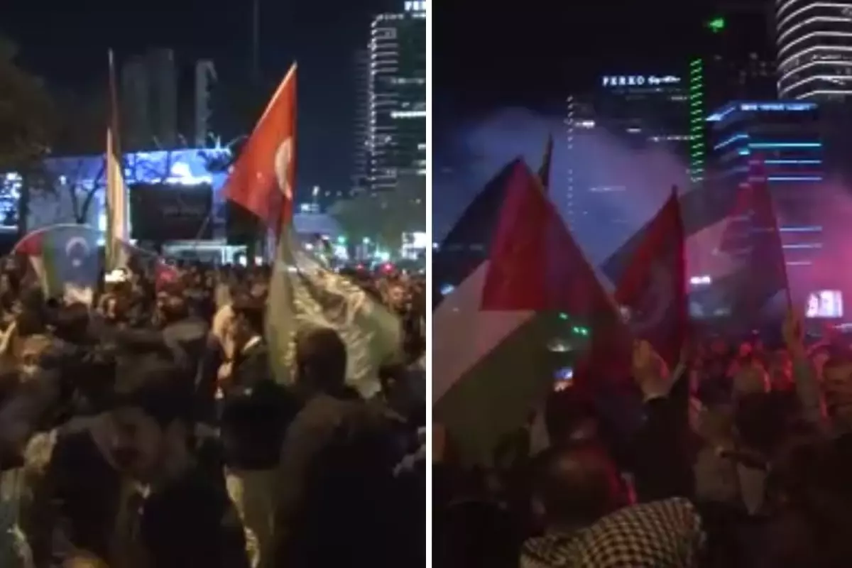 israil baskonsoloslugu onunde filistine destek eylemi erlZ8hU9