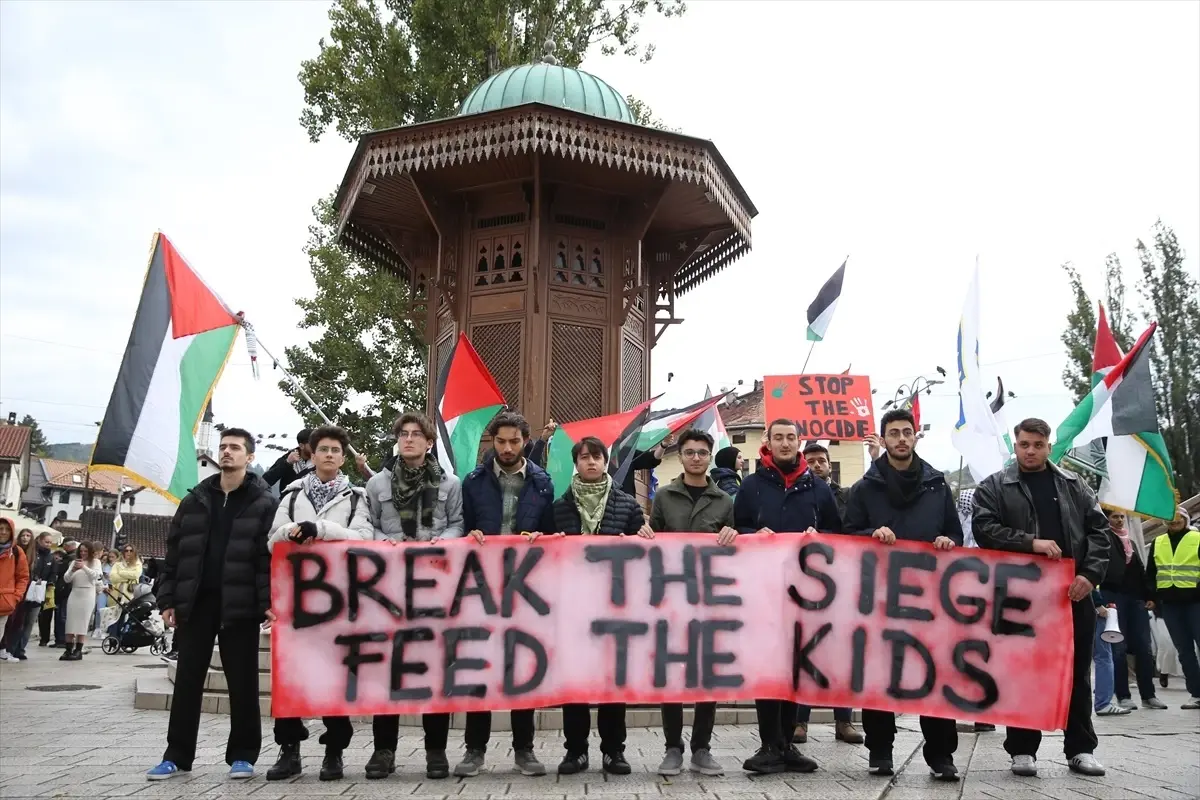 saraybosnada filistin icin destek yuruyusu skUF9SwD