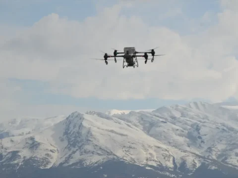 Muş’ta Dron Teknolojisiyle Gübreleme Uygulaması Başladı